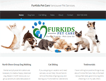 Tablet Screenshot of furkidspetcare.com